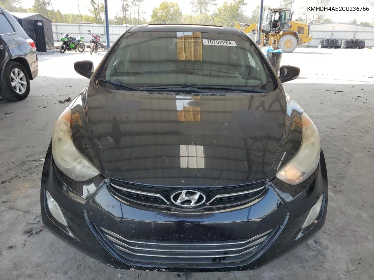 2012 Hyundai Elantra Gls VIN: KMHDH4AE2CU236766 Lot: 70782264