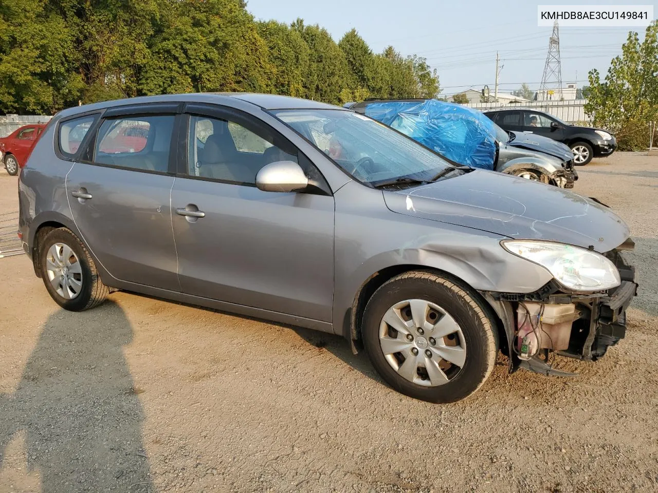 2012 Hyundai Elantra Touring Gls VIN: KMHDB8AE3CU149841 Lot: 70889674