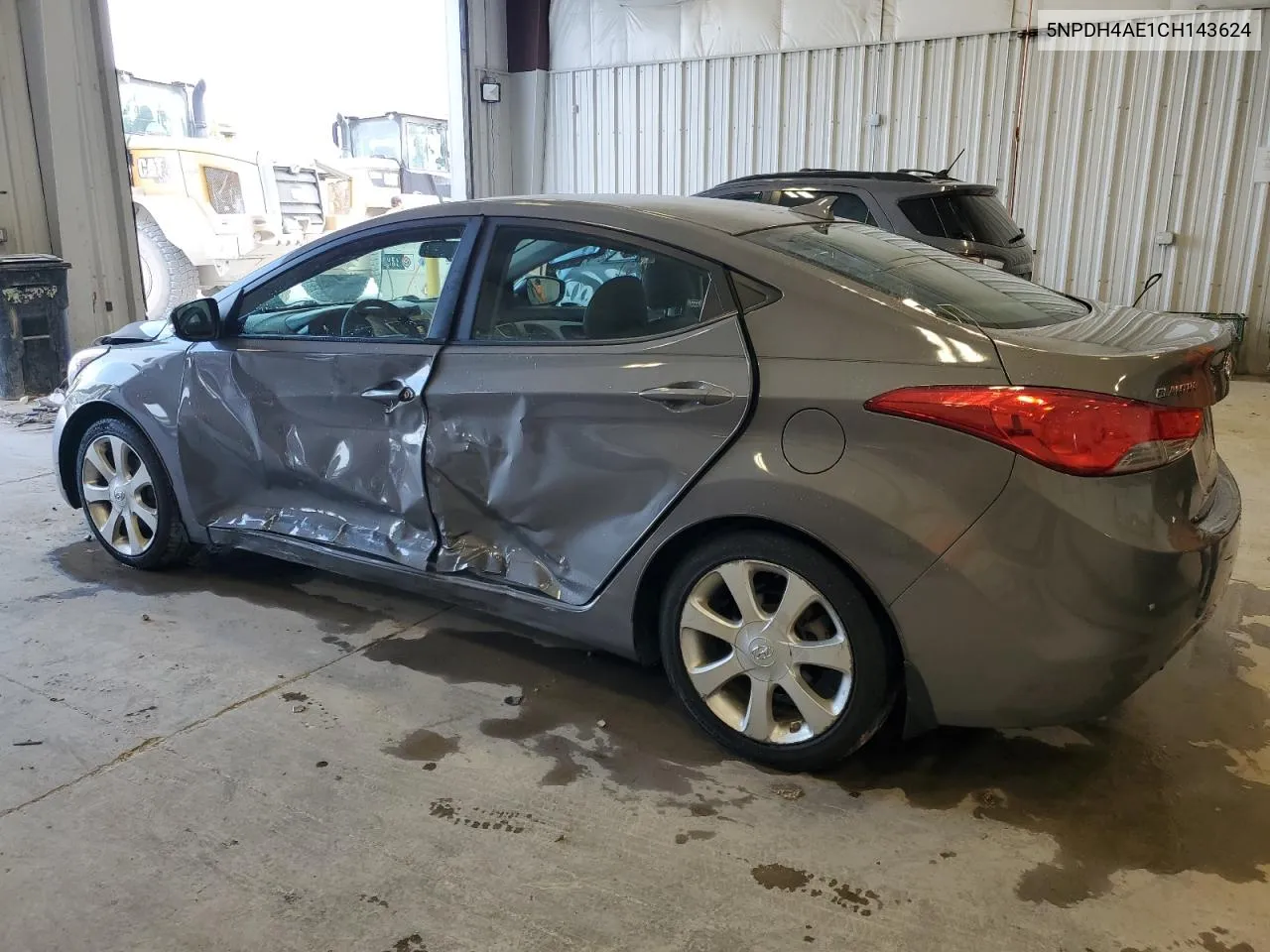 2012 Hyundai Elantra Gls VIN: 5NPDH4AE1CH143624 Lot: 70931984