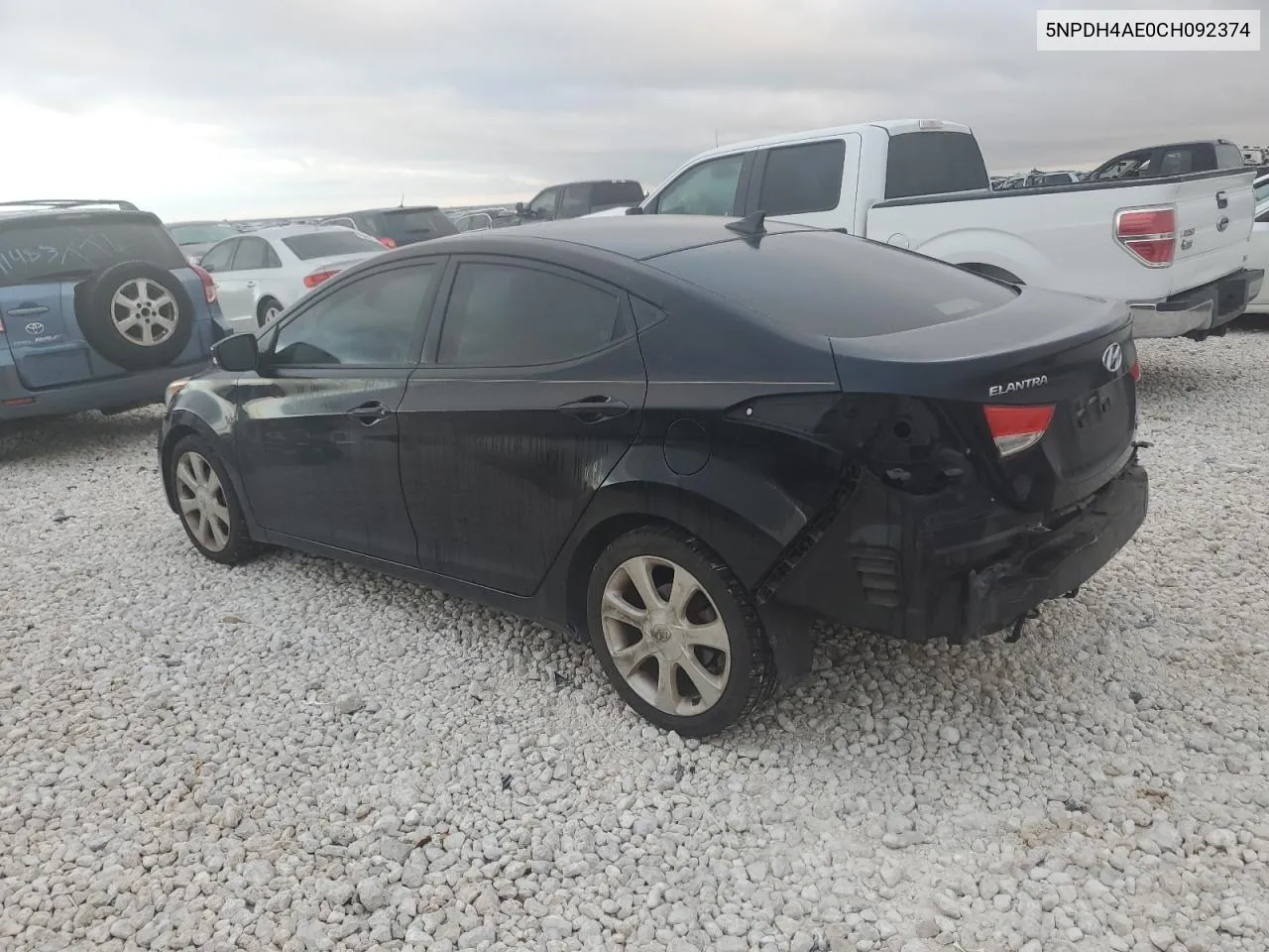 5NPDH4AE0CH092374 2012 Hyundai Elantra Gls