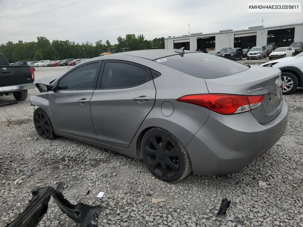 2012 Hyundai Elantra Gls VIN: KMHDH4AE2CU205811 Lot: 71076664