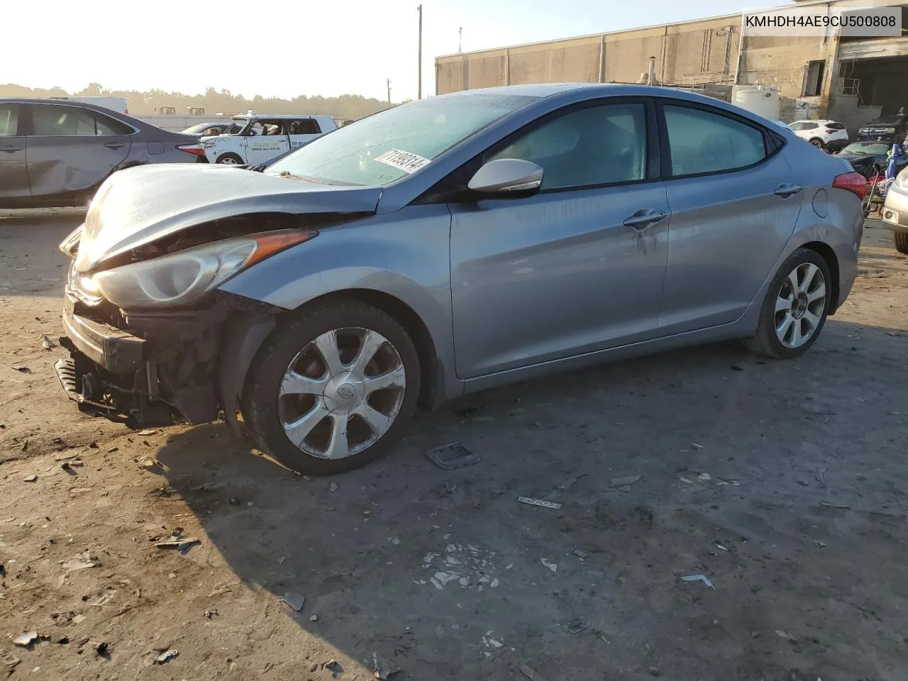 KMHDH4AE9CU500808 2012 Hyundai Elantra Gls