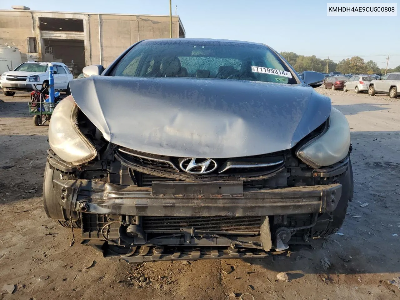 KMHDH4AE9CU500808 2012 Hyundai Elantra Gls