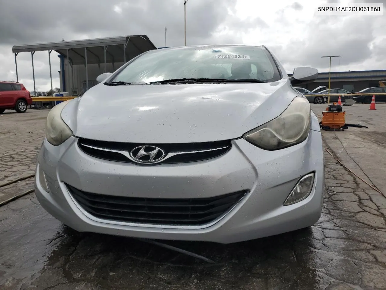 2012 Hyundai Elantra Gls VIN: 5NPDH4AE2CH061868 Lot: 71224534