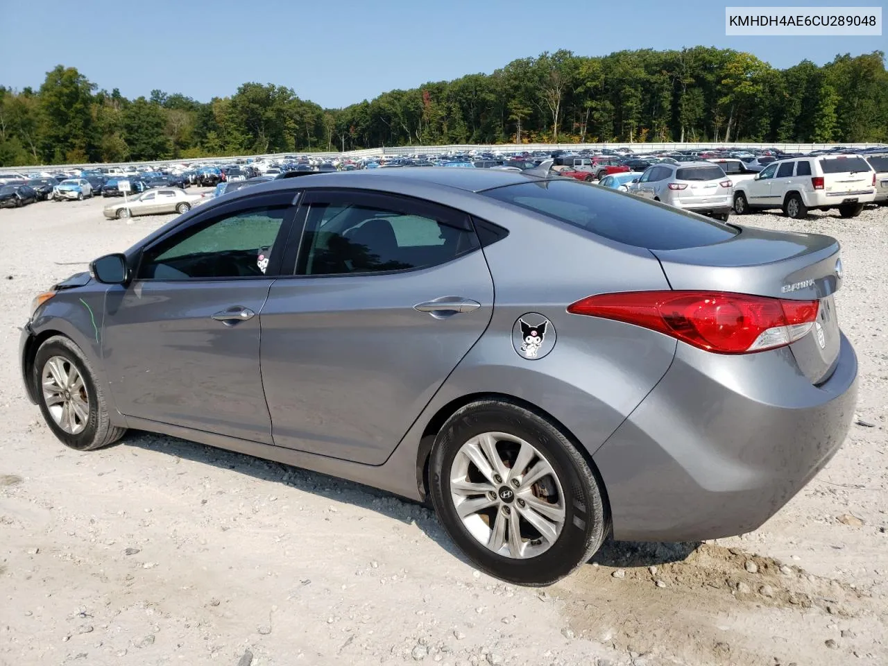 2012 Hyundai Elantra Gls VIN: KMHDH4AE6CU289048 Lot: 71240794