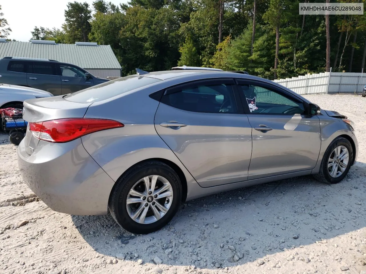 2012 Hyundai Elantra Gls VIN: KMHDH4AE6CU289048 Lot: 71240794