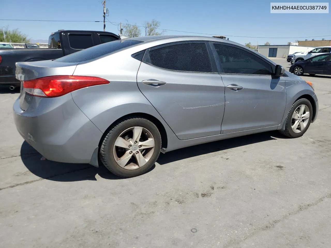 2012 Hyundai Elantra Gls VIN: KMHDH4AE0CU387749 Lot: 71255894