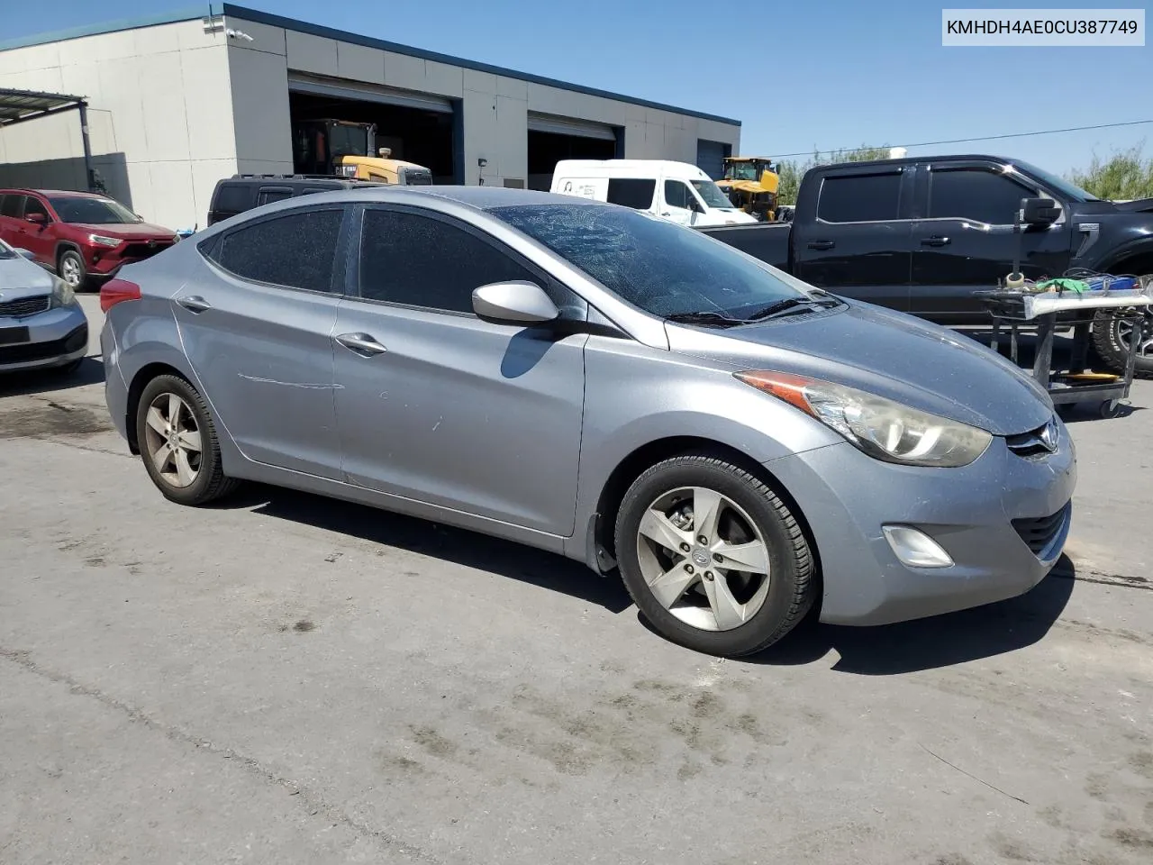 KMHDH4AE0CU387749 2012 Hyundai Elantra Gls