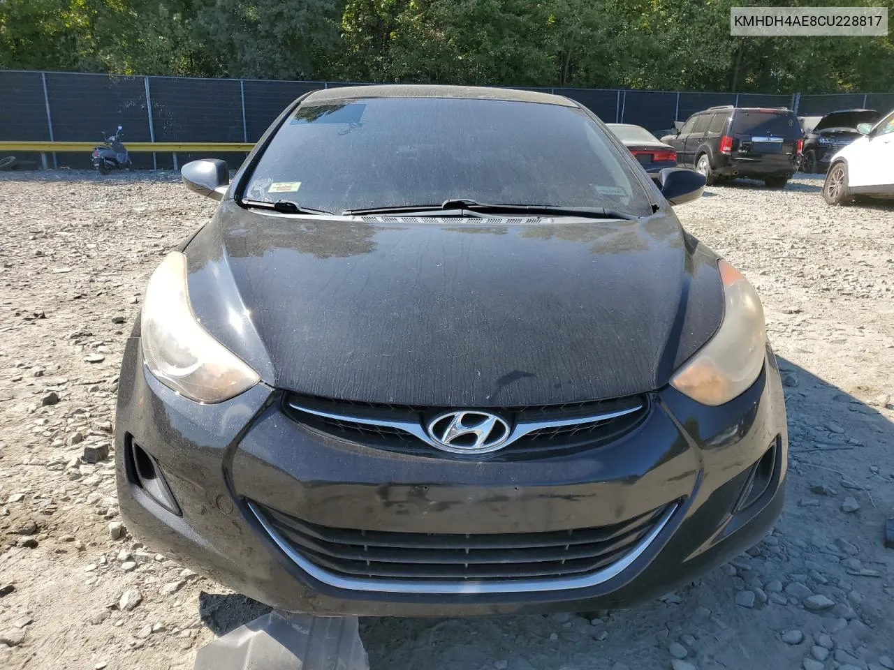 2012 Hyundai Elantra Gls VIN: KMHDH4AE8CU228817 Lot: 71290794