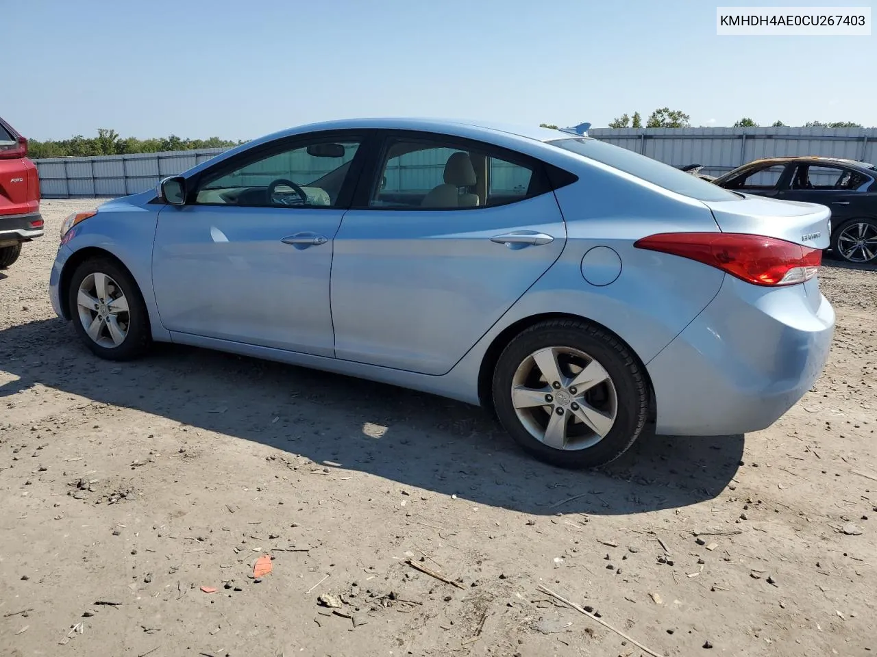 2012 Hyundai Elantra Gls VIN: KMHDH4AE0CU267403 Lot: 71306764