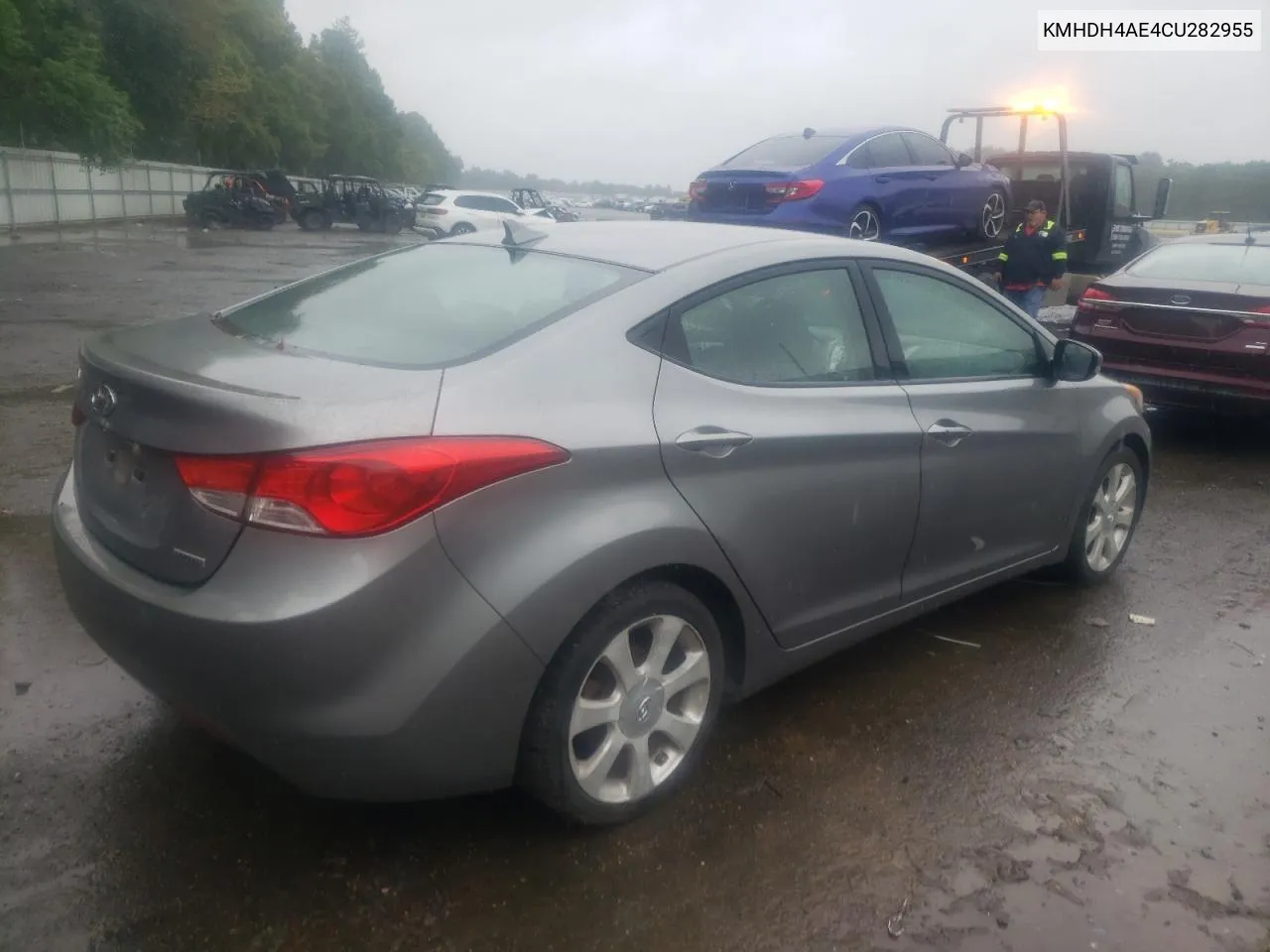 2012 Hyundai Elantra Gls VIN: KMHDH4AE4CU282955 Lot: 71377084