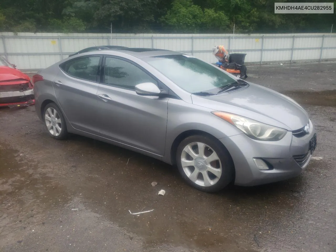 2012 Hyundai Elantra Gls VIN: KMHDH4AE4CU282955 Lot: 71377084