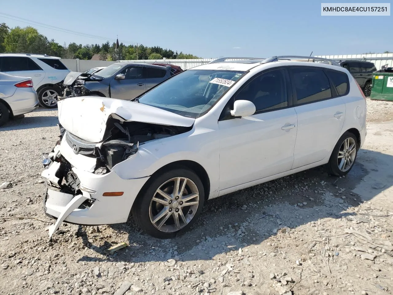 2012 Hyundai Elantra Touring Gls VIN: KMHDC8AE4CU157251 Lot: 71552524