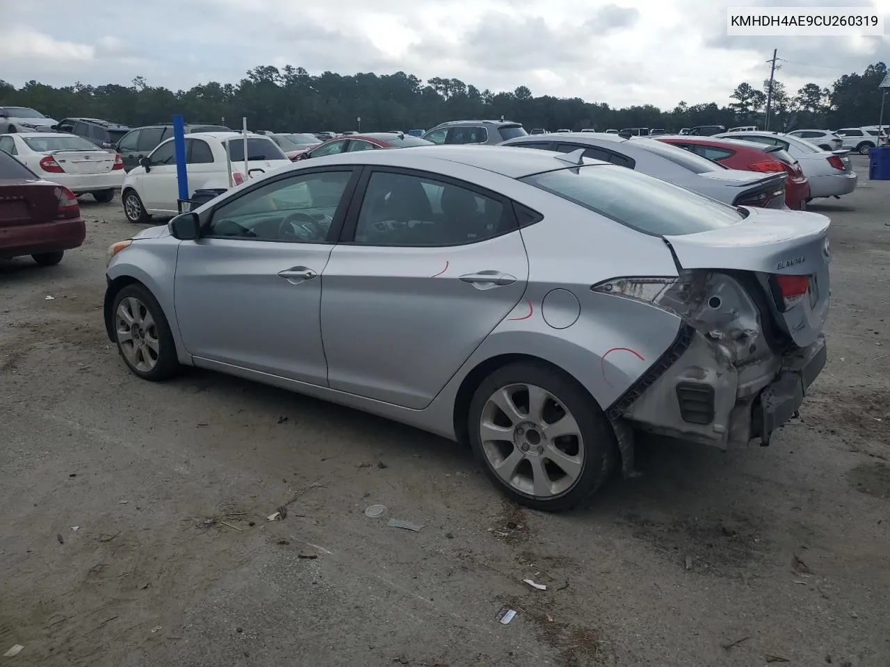 2012 Hyundai Elantra Gls VIN: KMHDH4AE9CU260319 Lot: 71585364