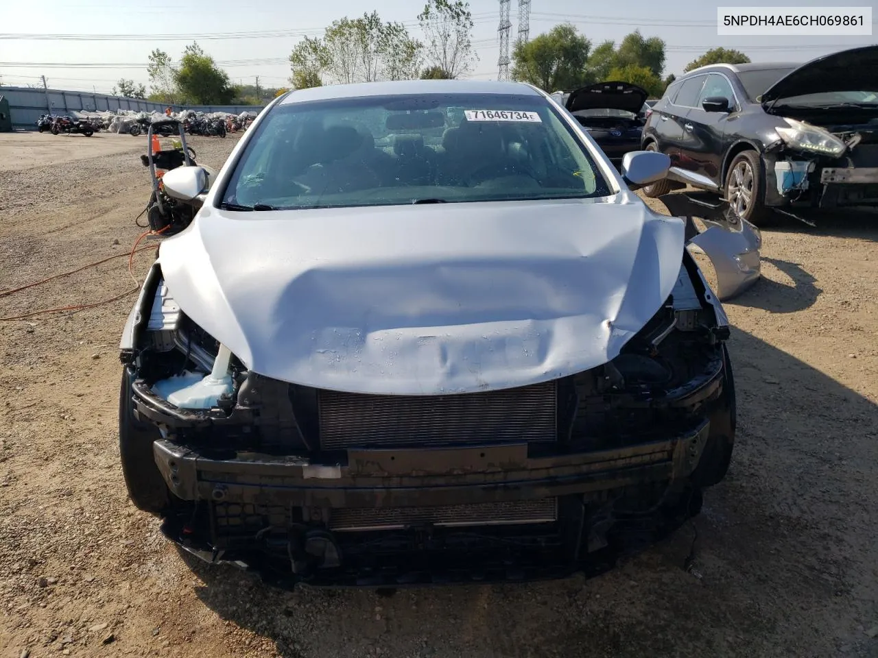 5NPDH4AE6CH069861 2012 Hyundai Elantra Gls