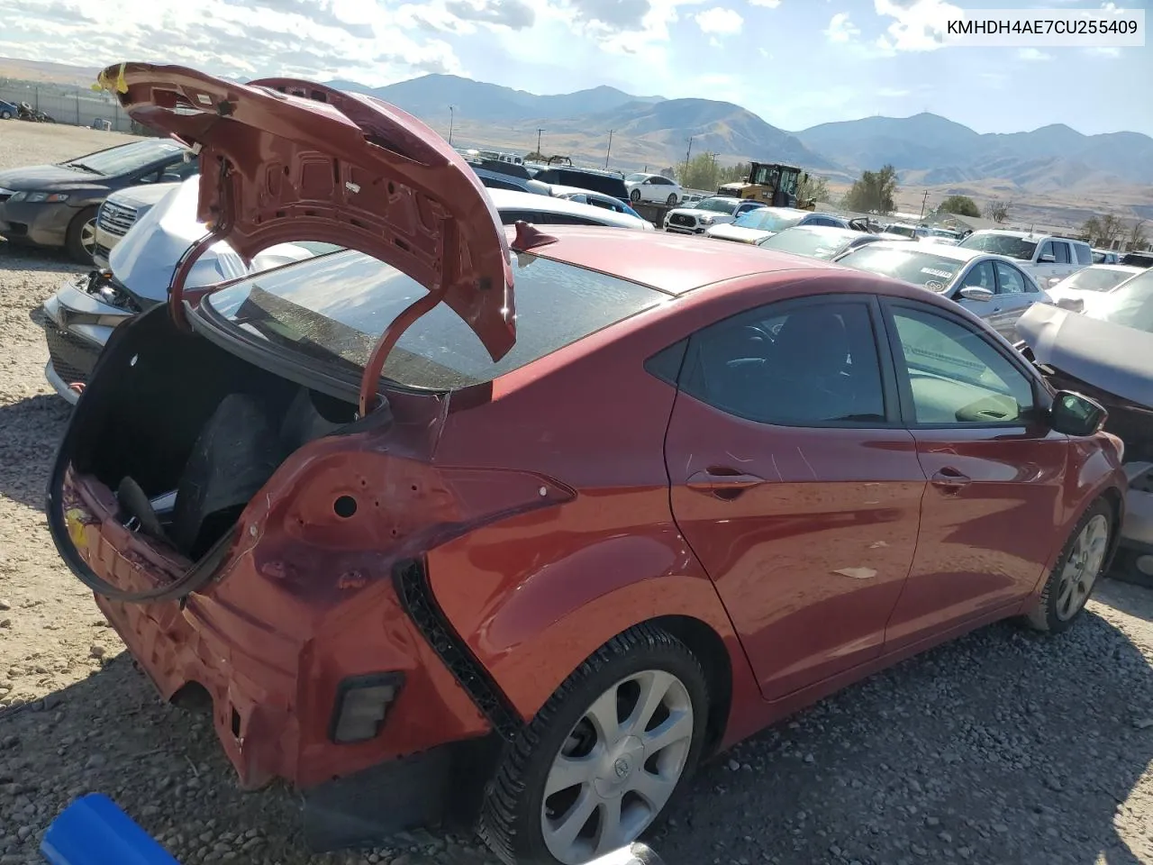 KMHDH4AE7CU255409 2012 Hyundai Elantra Gls