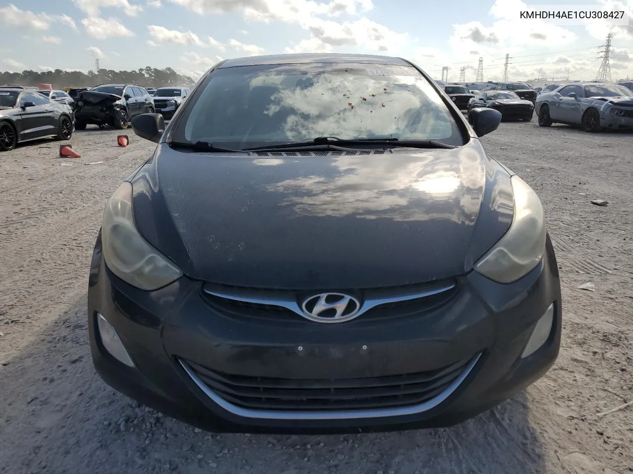 KMHDH4AE1CU308427 2012 Hyundai Elantra Gls