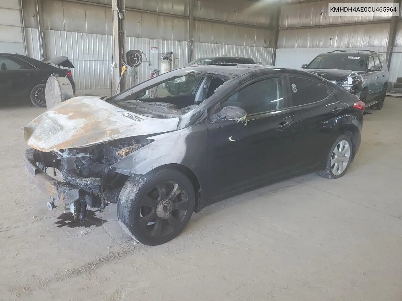 2012 Hyundai Elantra Gls VIN: KMHDH4AE0CU465964 Lot: 72960354