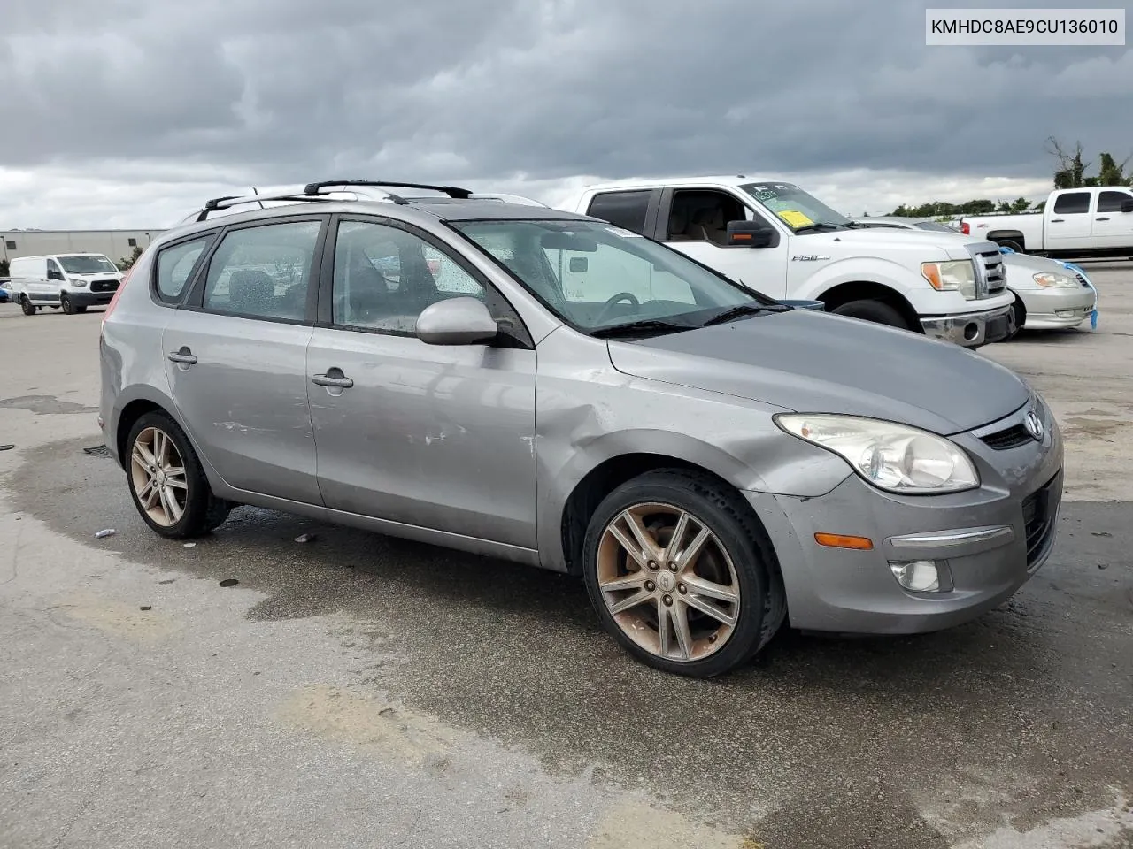 2012 Hyundai Elantra Touring Gls VIN: KMHDC8AE9CU136010 Lot: 72981134