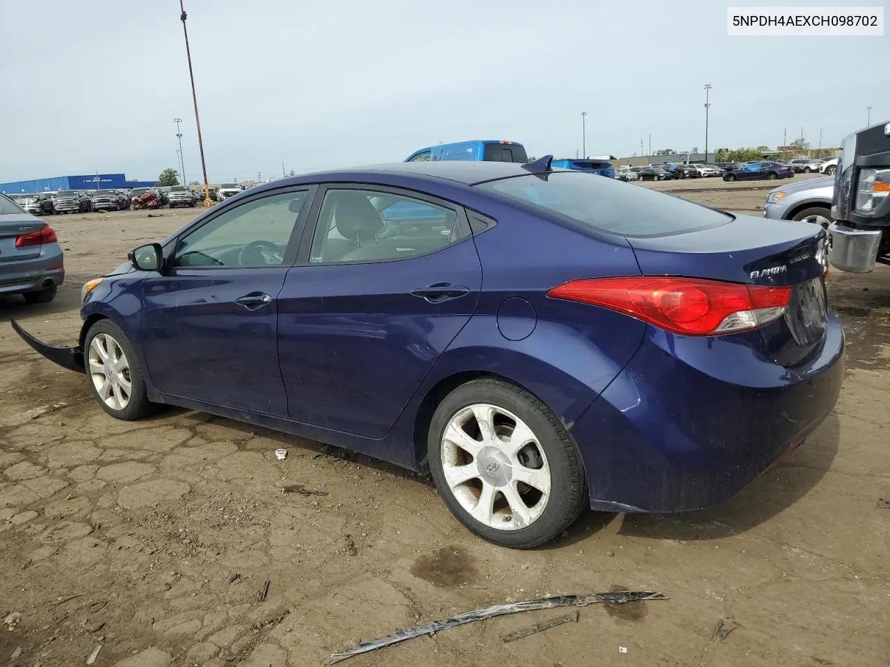 5NPDH4AEXCH098702 2012 Hyundai Elantra Gls