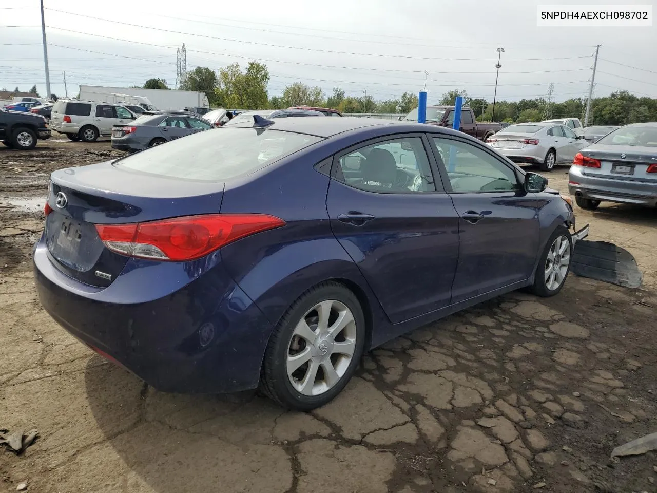 5NPDH4AEXCH098702 2012 Hyundai Elantra Gls