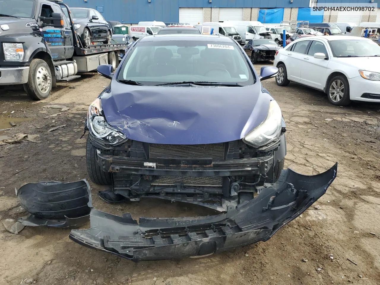 5NPDH4AEXCH098702 2012 Hyundai Elantra Gls