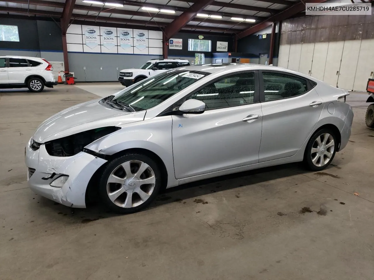 2012 Hyundai Elantra Gls VIN: KMHDH4AE7CU285719 Lot: 73029454