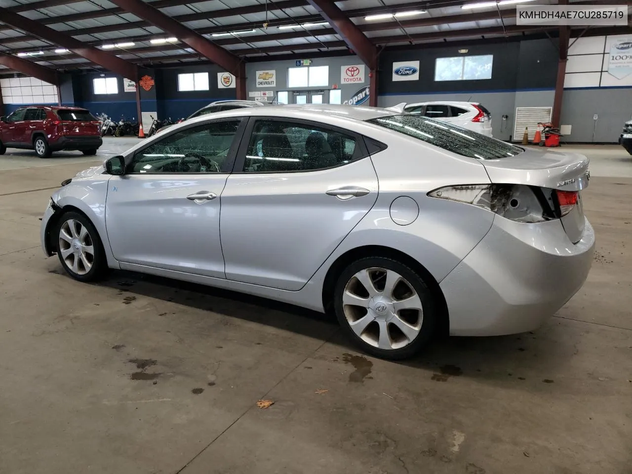 2012 Hyundai Elantra Gls VIN: KMHDH4AE7CU285719 Lot: 73029454