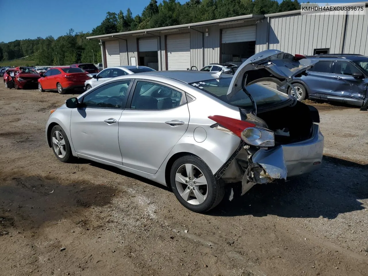 2012 Hyundai Elantra Gls VIN: KMHDH4AEXCU339675 Lot: 73312054