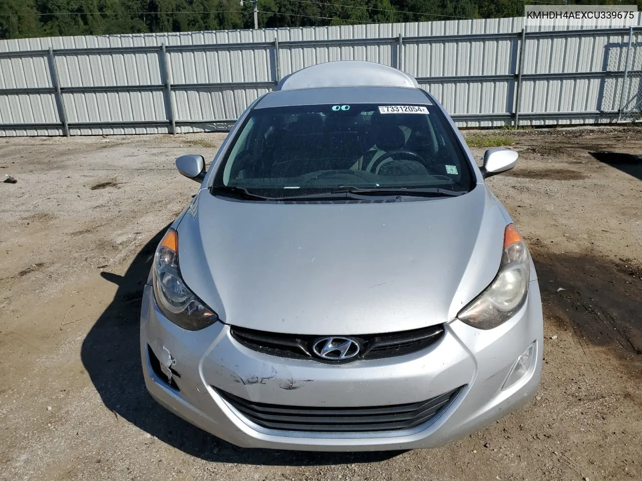 2012 Hyundai Elantra Gls VIN: KMHDH4AEXCU339675 Lot: 73312054