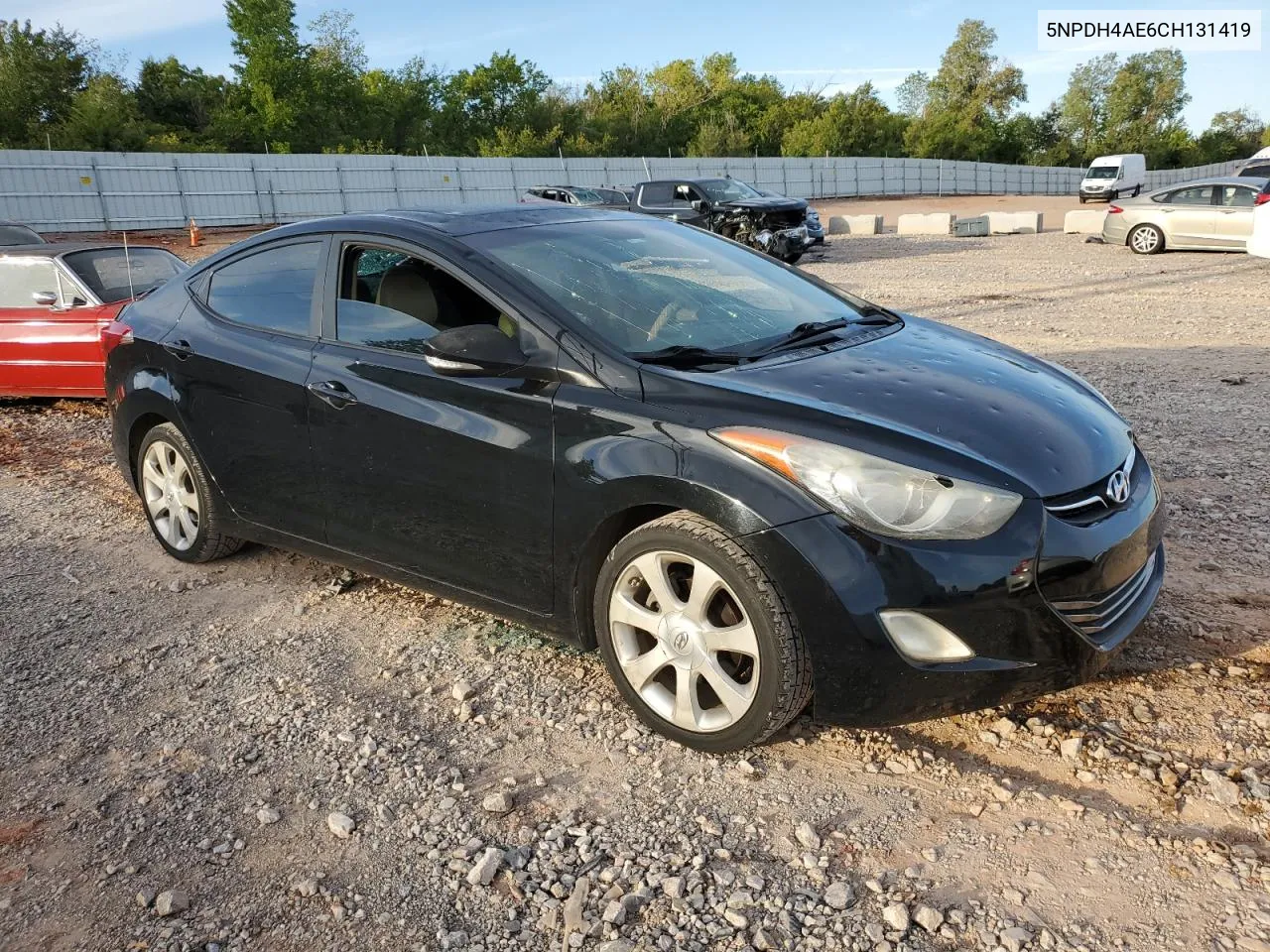 2012 Hyundai Elantra Gls VIN: 5NPDH4AE6CH131419 Lot: 73375704