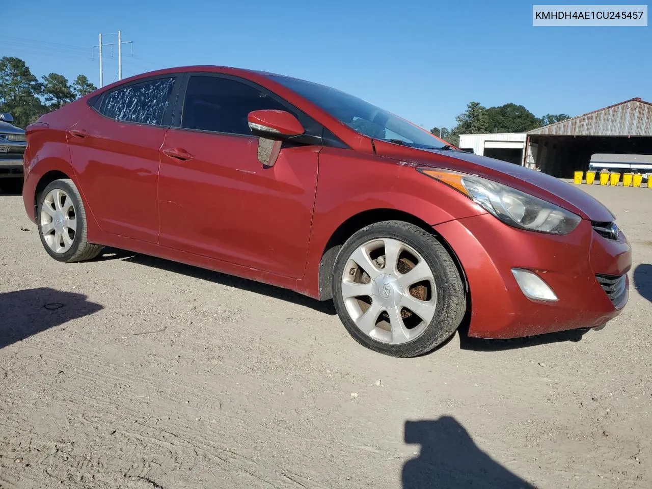 KMHDH4AE1CU245457 2012 Hyundai Elantra Gls