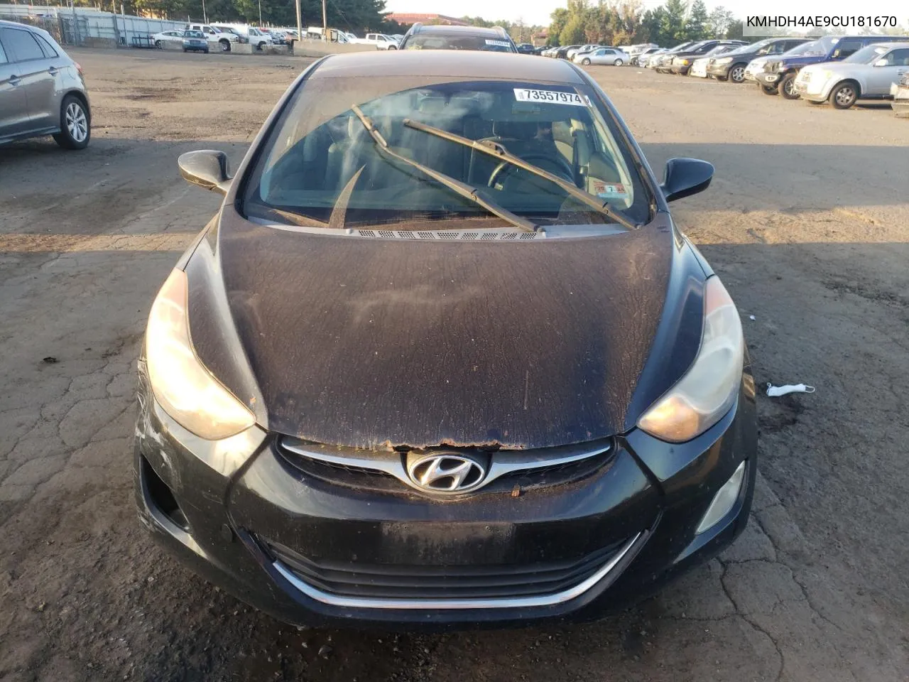 2012 Hyundai Elantra Gls VIN: KMHDH4AE9CU181670 Lot: 73557974