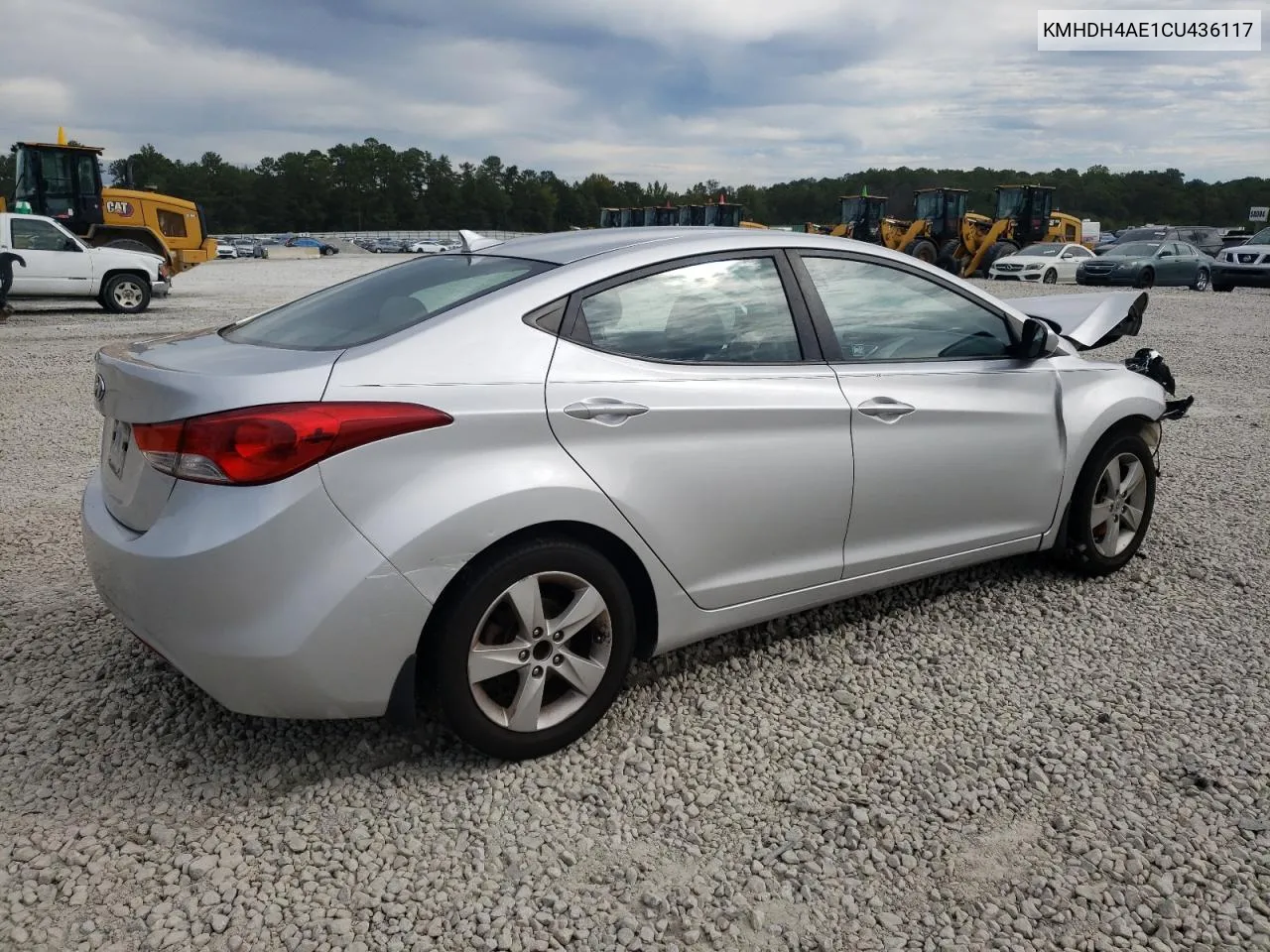 2012 Hyundai Elantra Gls VIN: KMHDH4AE1CU436117 Lot: 73746344