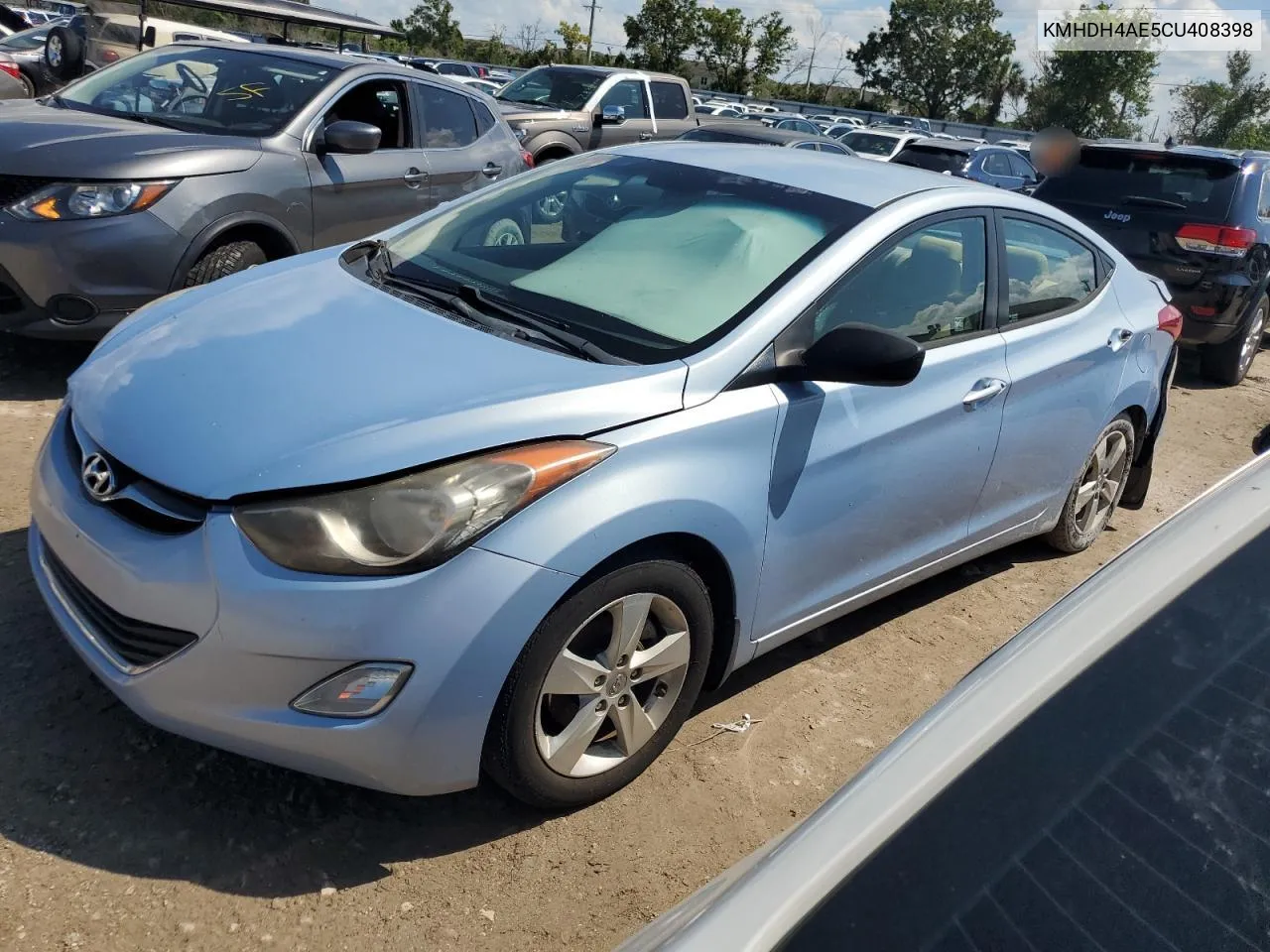 KMHDH4AE5CU408398 2012 Hyundai Elantra Gls