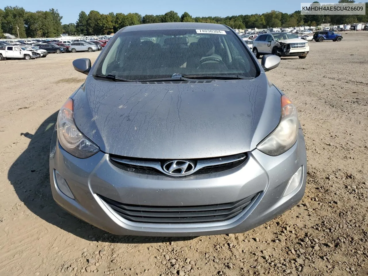 KMHDH4AE5CU426609 2012 Hyundai Elantra Gls