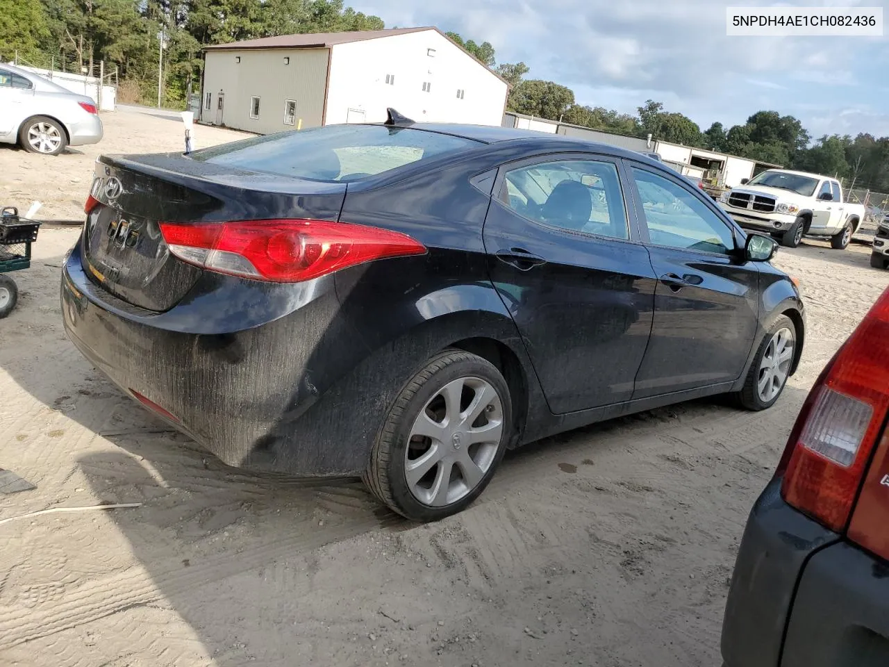 2012 Hyundai Elantra Gls VIN: 5NPDH4AE1CH082436 Lot: 74039904