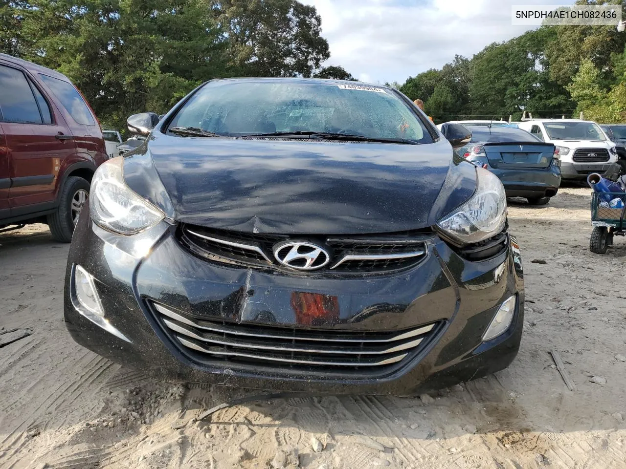 2012 Hyundai Elantra Gls VIN: 5NPDH4AE1CH082436 Lot: 74039904