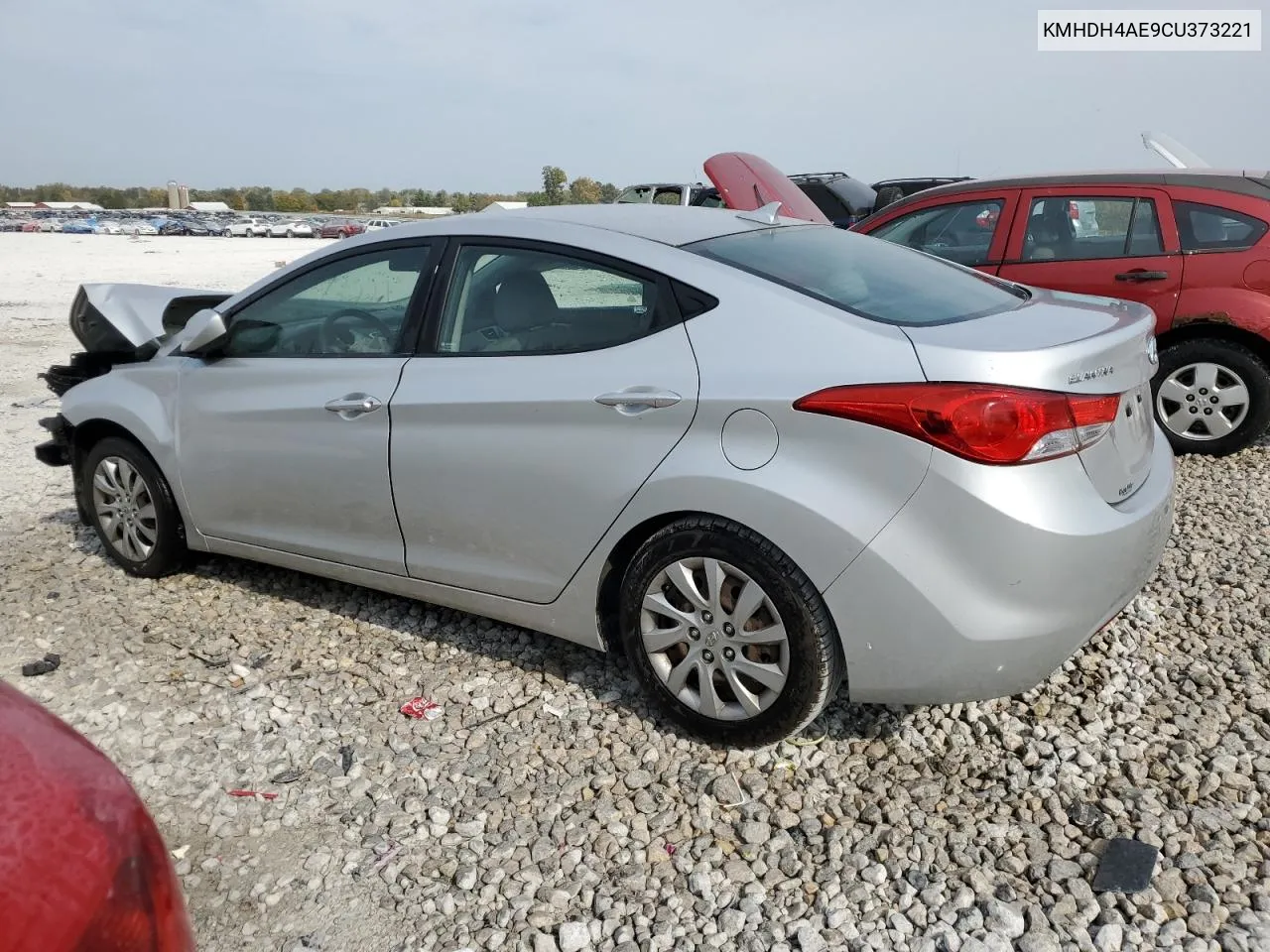 2012 Hyundai Elantra Gls VIN: KMHDH4AE9CU373221 Lot: 75727814