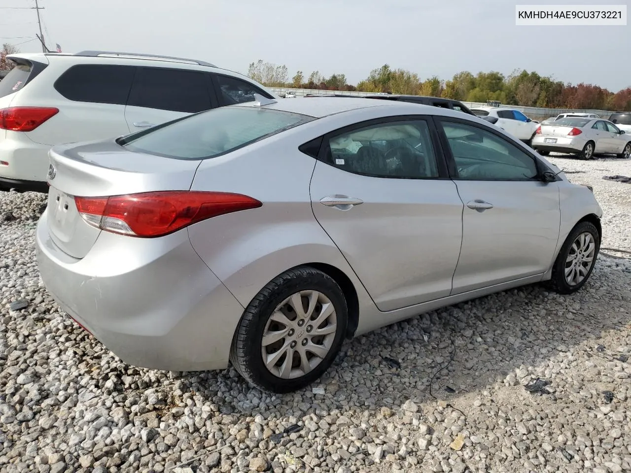 2012 Hyundai Elantra Gls VIN: KMHDH4AE9CU373221 Lot: 75727814