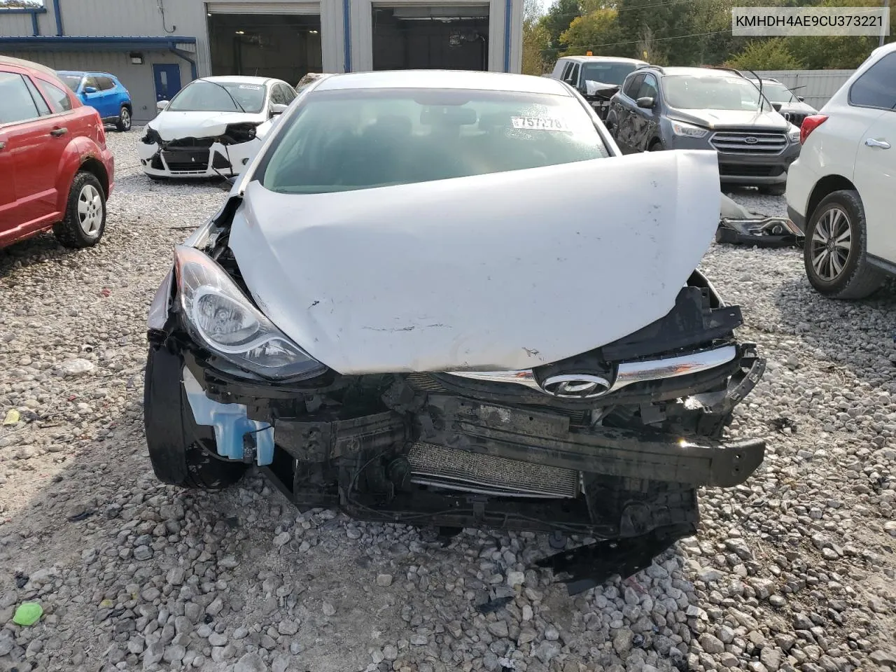 2012 Hyundai Elantra Gls VIN: KMHDH4AE9CU373221 Lot: 75727814