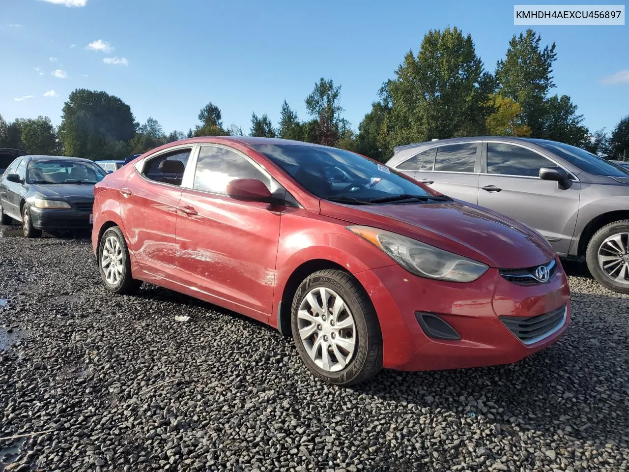 2012 Hyundai Elantra Gls VIN: KMHDH4AEXCU456897 Lot: 76365284