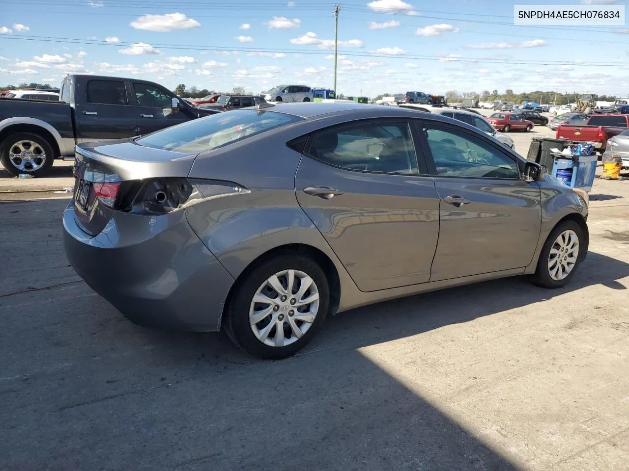 2012 Hyundai Elantra Gls VIN: 5NPDH4AE5CH076834 Lot: 76465474