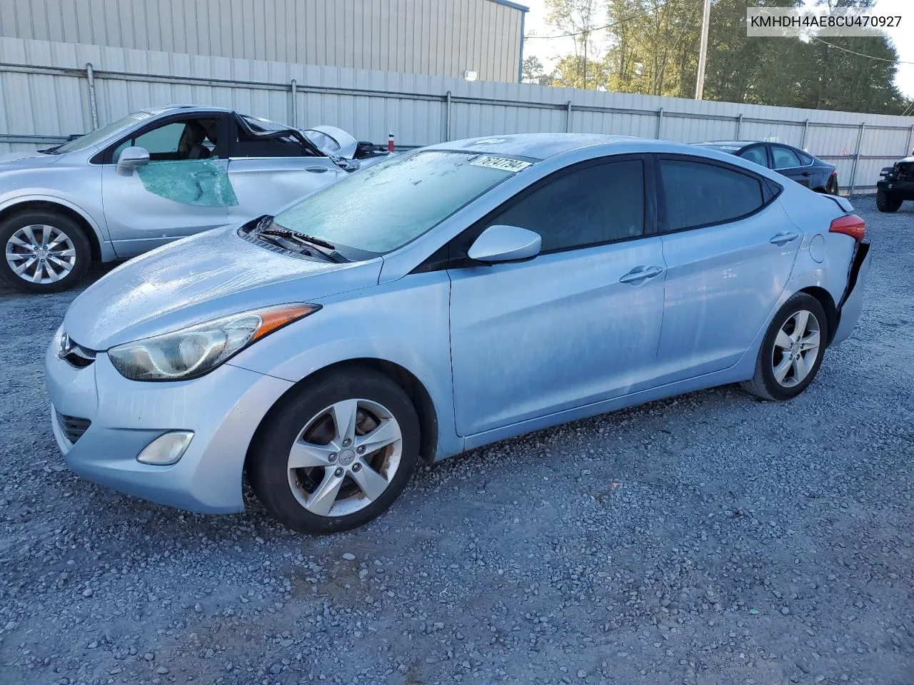 KMHDH4AE8CU470927 2012 Hyundai Elantra Gls