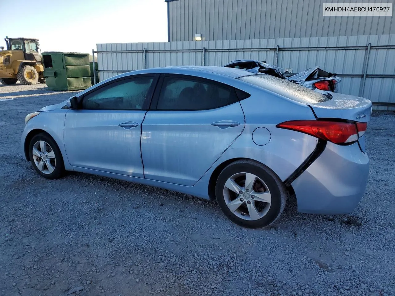 KMHDH4AE8CU470927 2012 Hyundai Elantra Gls