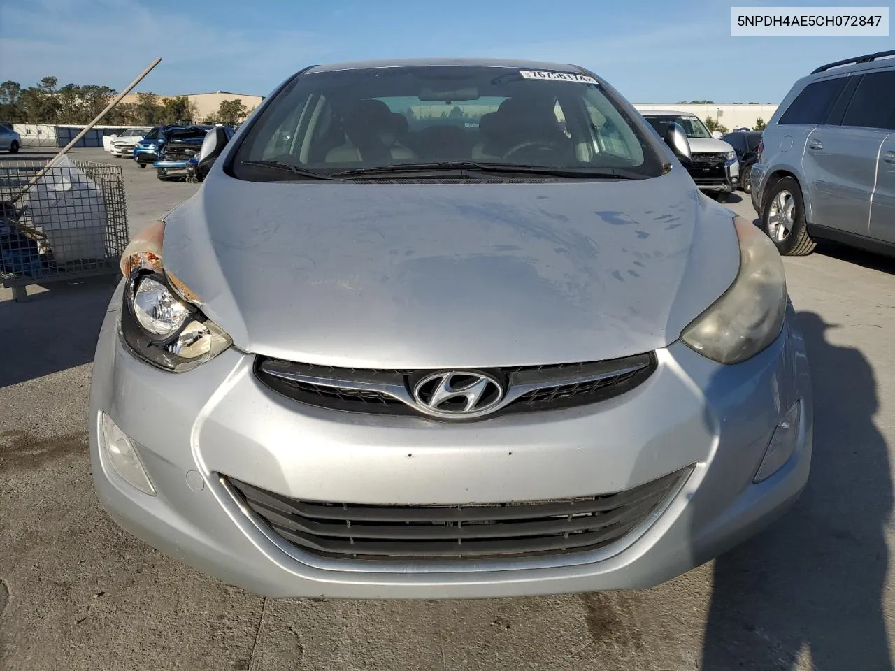 5NPDH4AE5CH072847 2012 Hyundai Elantra Gls