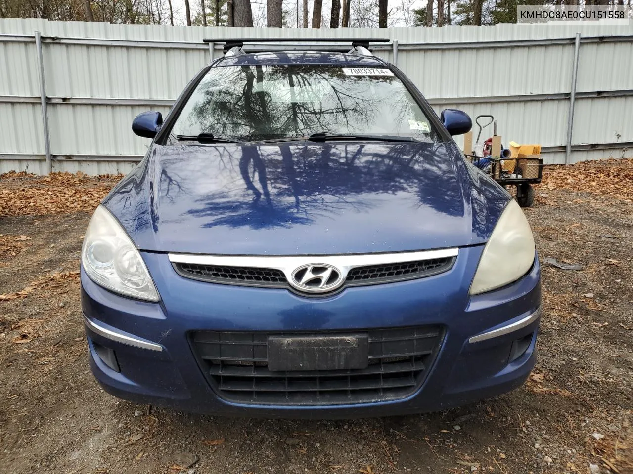 2012 Hyundai Elantra Touring Gls VIN: KMHDC8AE0CU151558 Lot: 78033714