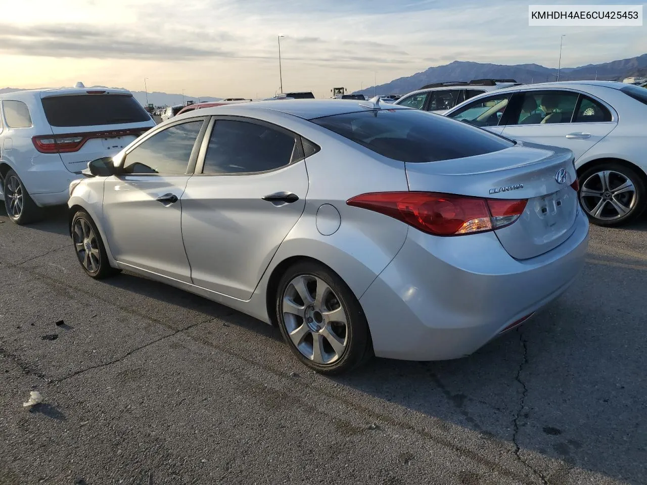 2012 Hyundai Elantra Gls VIN: KMHDH4AE6CU425453 Lot: 79542784