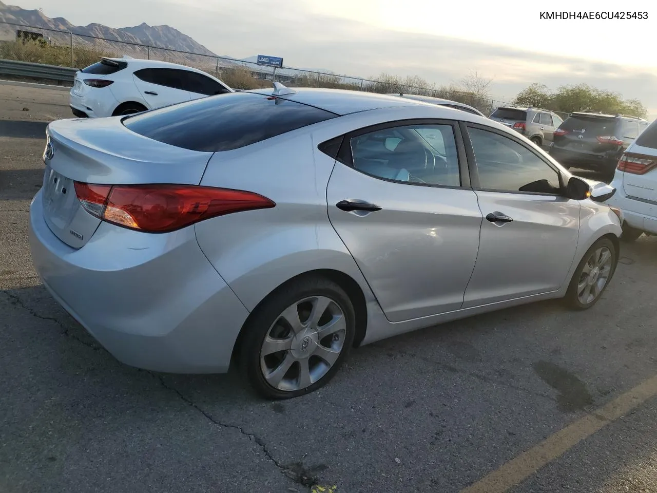 2012 Hyundai Elantra Gls VIN: KMHDH4AE6CU425453 Lot: 79542784