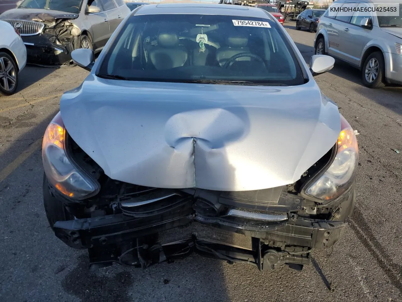 2012 Hyundai Elantra Gls VIN: KMHDH4AE6CU425453 Lot: 79542784